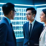 Home 6 양자컴퓨터의 국가 경쟁력 - **Prompt:** A diverse group of young Malaysian scientists, both men and women, in a brightly lit, fu...