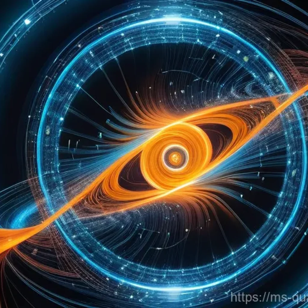 양자컴퓨터 구현 기술 - **Prompt 1: The Dance of Qubits and Entanglement**
"A stunning, abstract representation of quant...