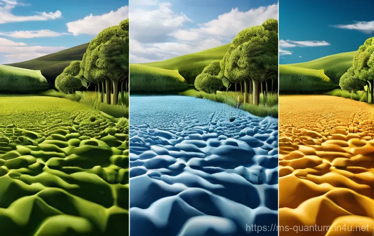 양자컴퓨터의 상용화 전망 - Here are three detailed image generation prompts in English, designed to adhere to the specified gui...